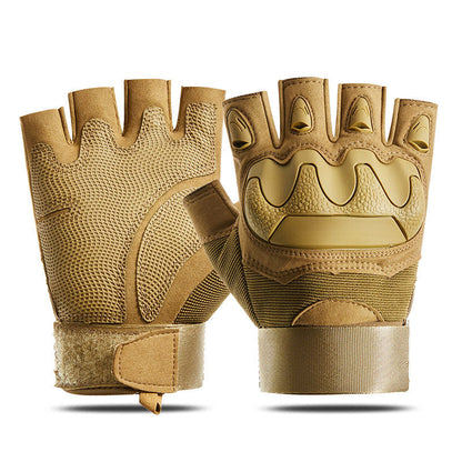 Tactical half-finger gloves men&