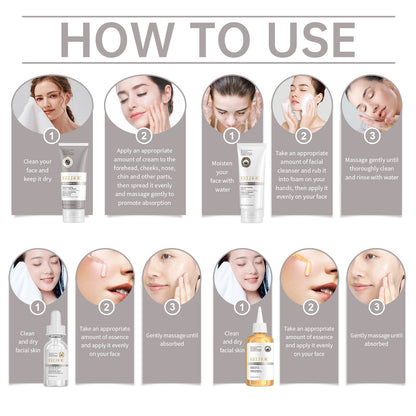 Acne Care Set Brightening Skin Gentle Moisturizing Repair Skin Moisturizing facial set