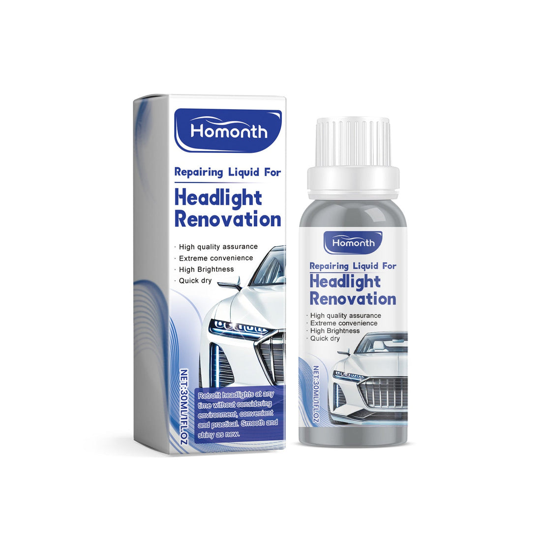 Car Headlight Polish Cleaner