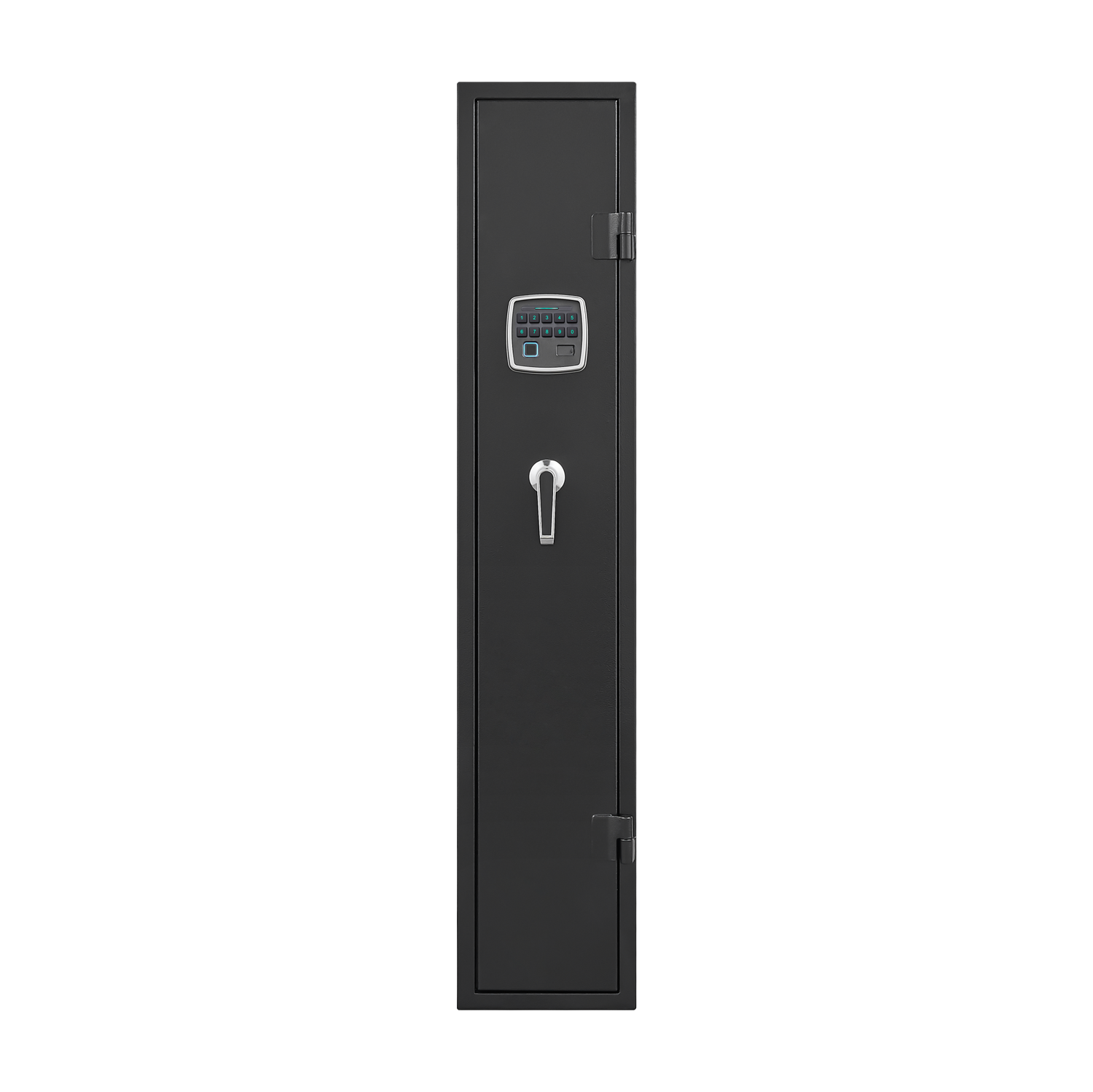 5 gun safes with 3 pistol pockets, quick access biometric adjustable heavy-duty gun rack mounted gun safes