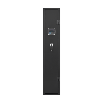 5 gun safes with 3 pistol pockets, quick access biometric adjustable heavy-duty gun rack mounted gun safes
