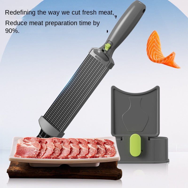Kitchen Knife Set Home Cooking BBQ Hot Pot Fresh Meat Cutter Beef Mutton Slicer and Shredder for Poultry Meat &amp; Hotpot