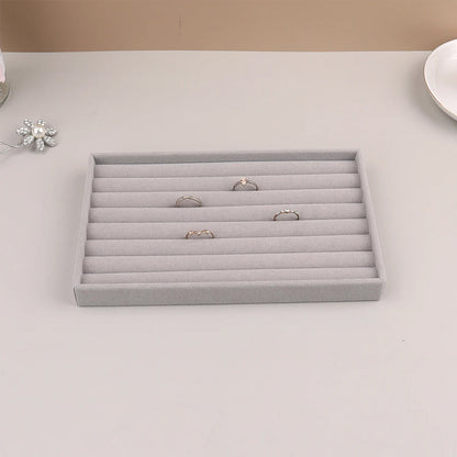 Velvet Stackable Jewelry Organizer, Portable for Rings, Earrings and Necklaces.