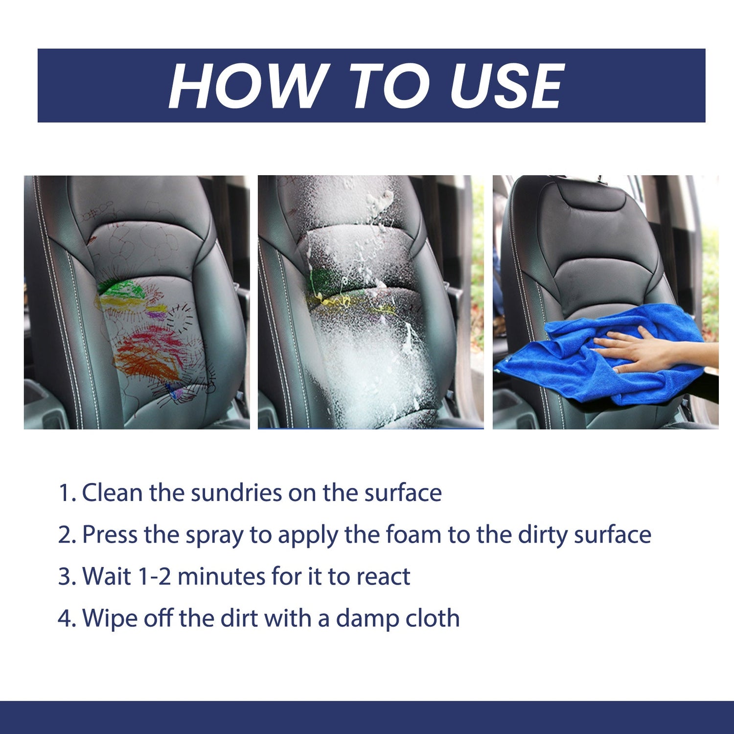 Car Interior Foam Cleaner