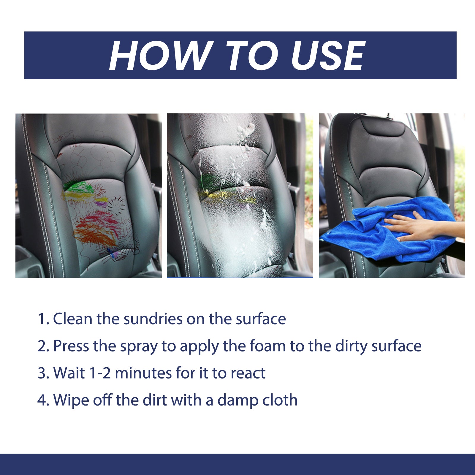 Car Interior Foam Cleaner