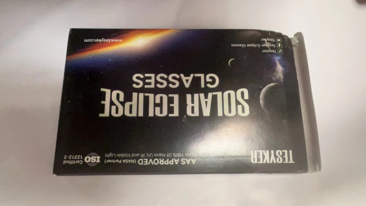 10 Pack Solar Eclipse Glasses ISO 12312-2:2015(E) &amp; CE Certified 2015 Approved Safe Shades for Direct Solar Eclipse Viewing Dire