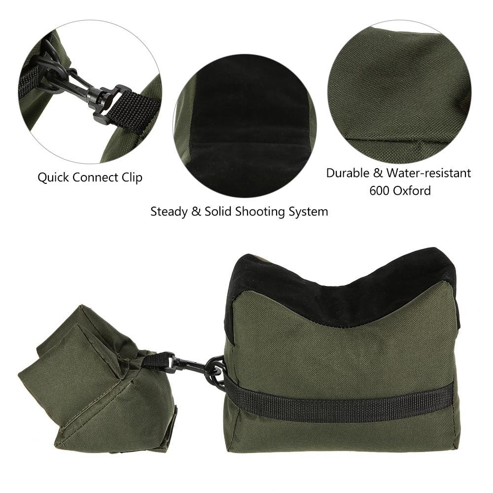 Front&amp;Rear Bag Support Rifle Sandbag without Sand