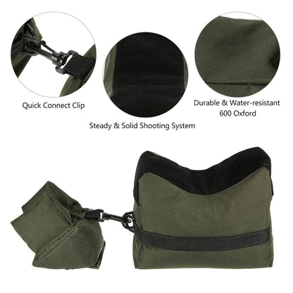 Front&amp;Rear Bag Support Rifle Sandbag without Sand