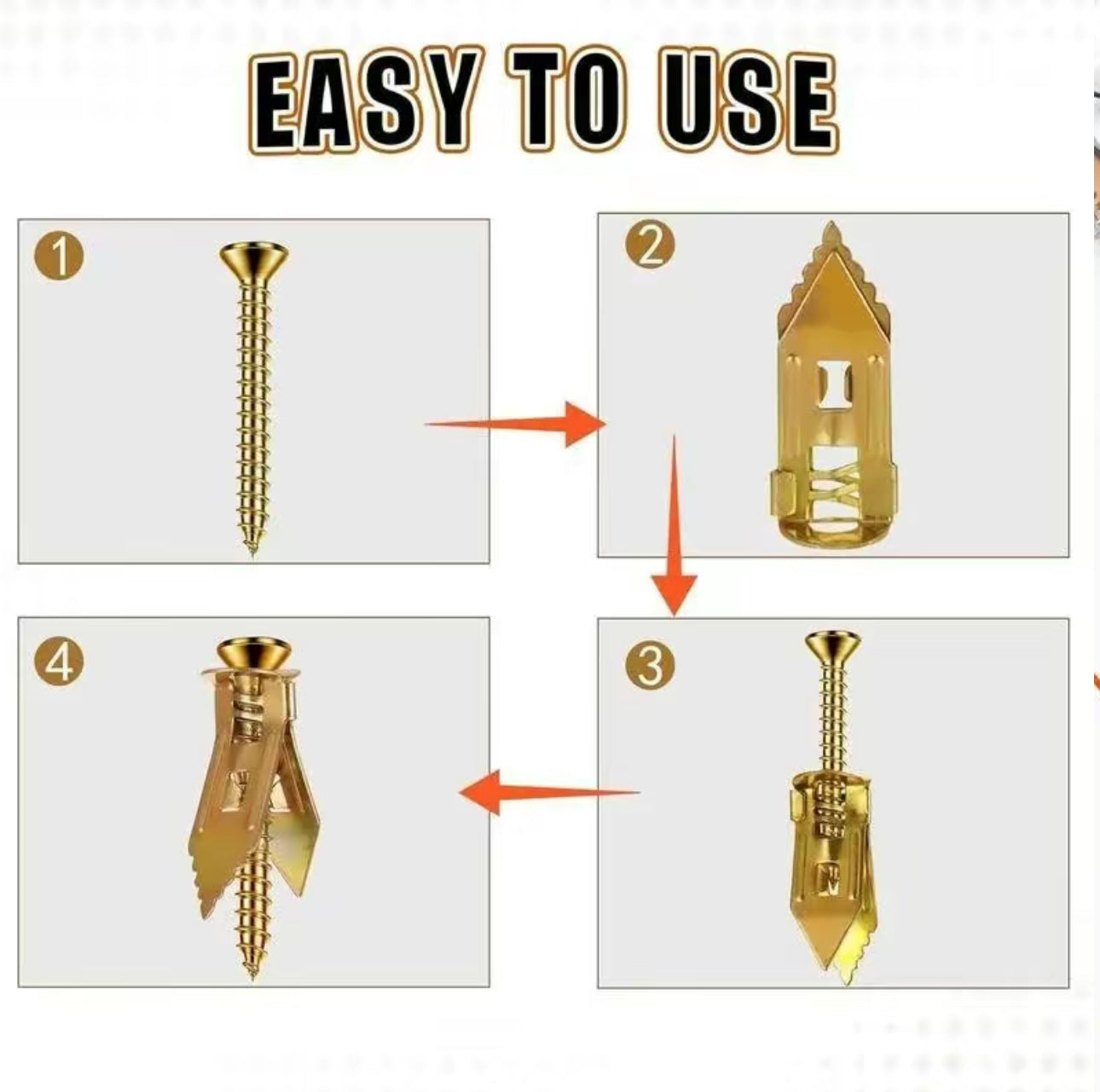 DrywallGrip Anchors &amp; Screws