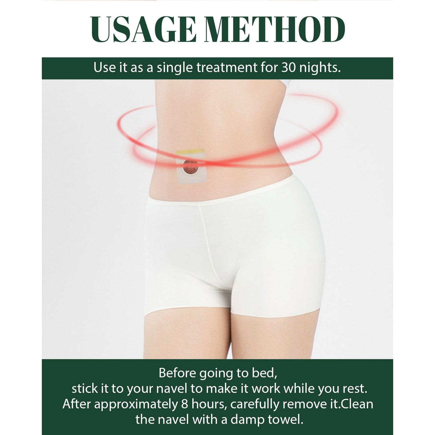 Sugar Soothing Belly Button Stick Shapes Body Contour, Tights Skin, And Shapes Belly Button Stick
