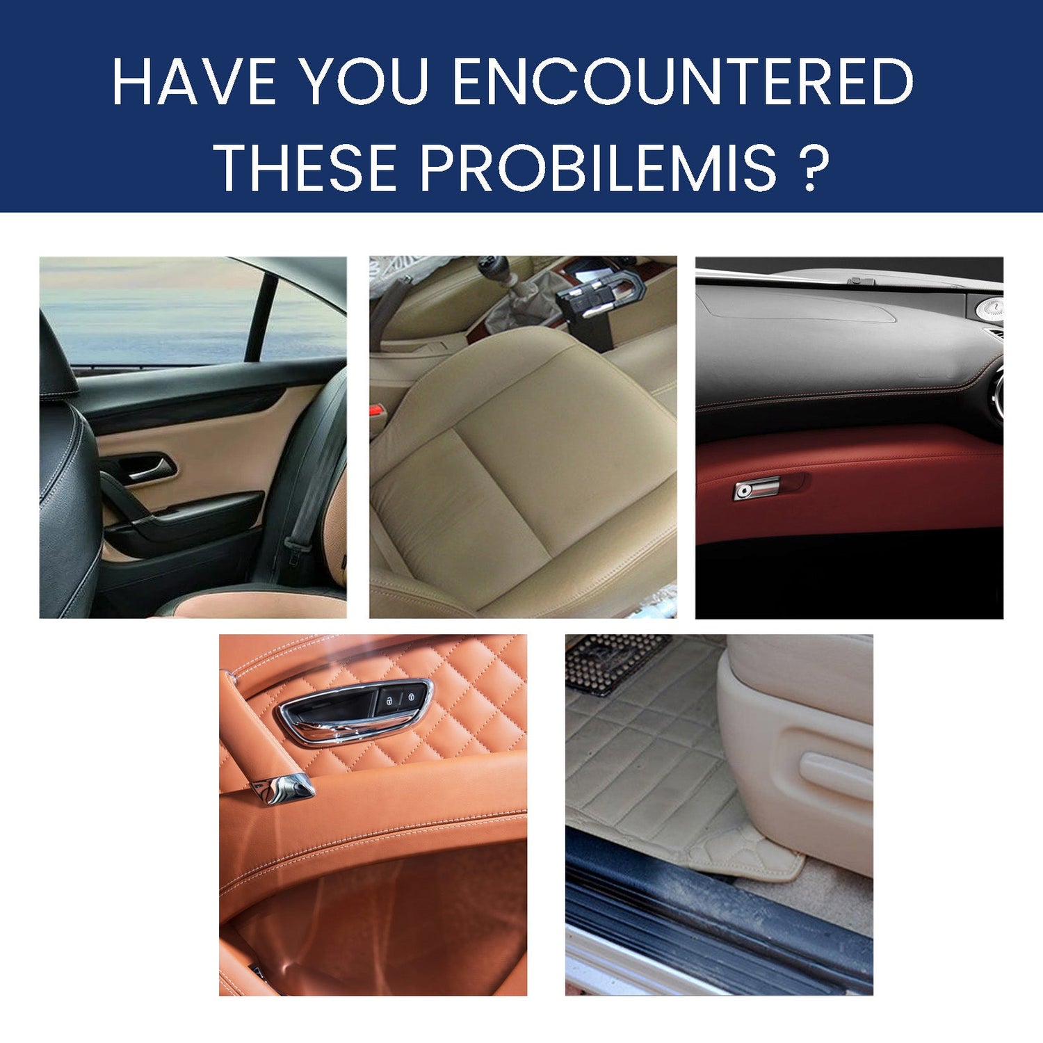 Leather Maintenance Cream, Car Seat Sofa Leather Cleaning Stains Refurbished Polish Cleaner