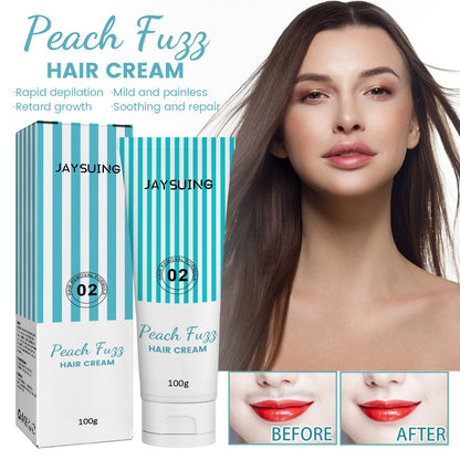 Lip Hair Removal Cream, Gentle Non-Irritating Facial Hair Removal Cream Smooth And Delicate Skin Hair Removal Cream