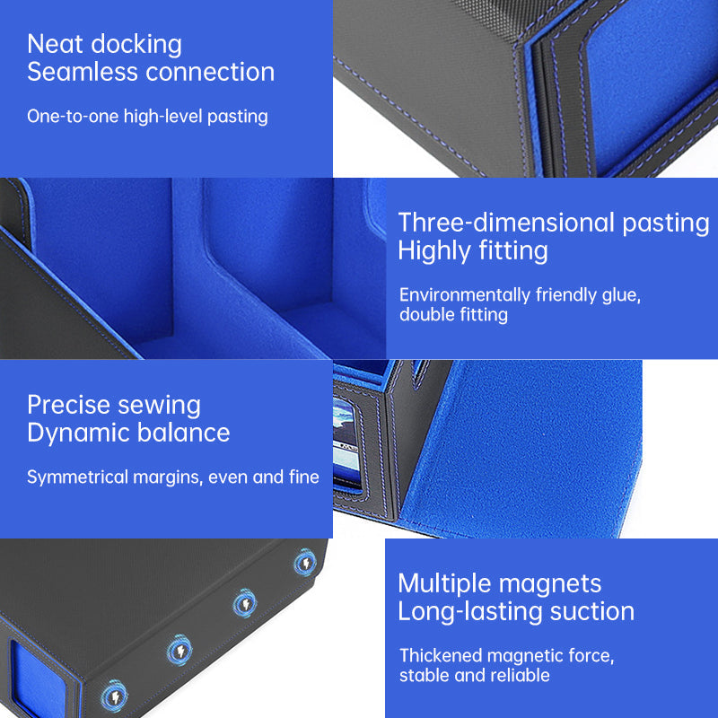 Large-capacity 3000+ Tabletop Game Card Storage Box - Yu-Gi-Oh! &amp; Pokémon Flip-Top Card Case