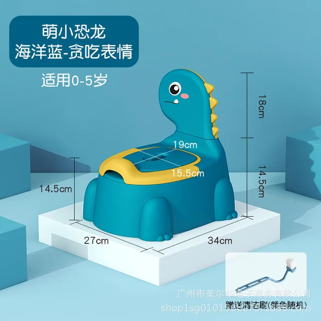 Baby Potty Toilet Training Seat Cartoon Dinosaur Thickening Children&