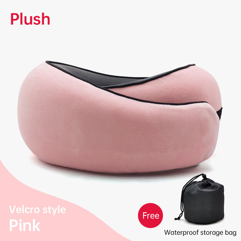 Memory Foam Neck Travel Pillow: Soft, 360° Head Support, for Home, Plane &amp; Car
