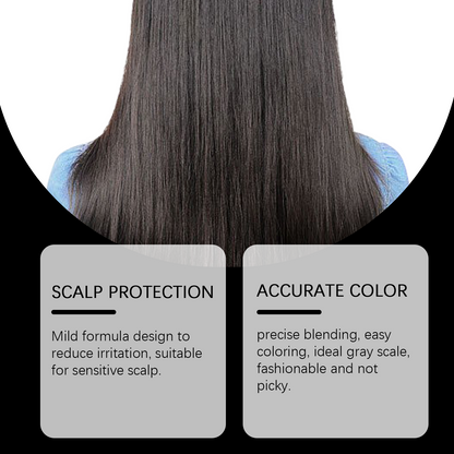 Plant Black Hair Shampoo Plant Extract Wash Care Diy Color Developing Hair Refreshing And Supple Shampoo
