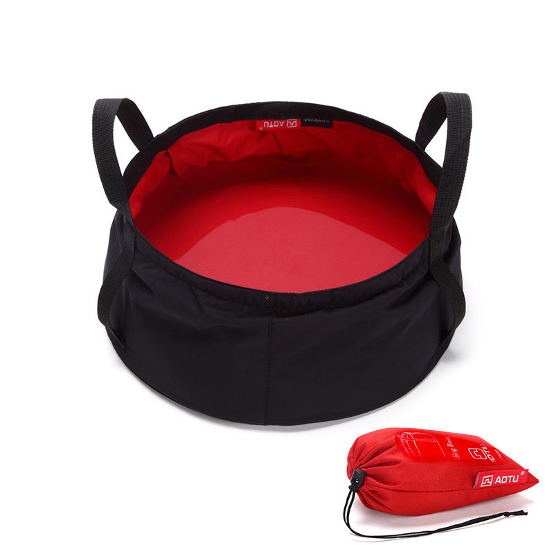 Fishing Basin Portable Travel Laundry Washbasin Foot Bag Bucket Outdoor Travel Basin