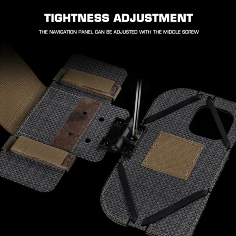Tactical Phone Pouch, Molle, for Airsoft, Camping, Hunting. Foldable, for Phone &amp; Map.
