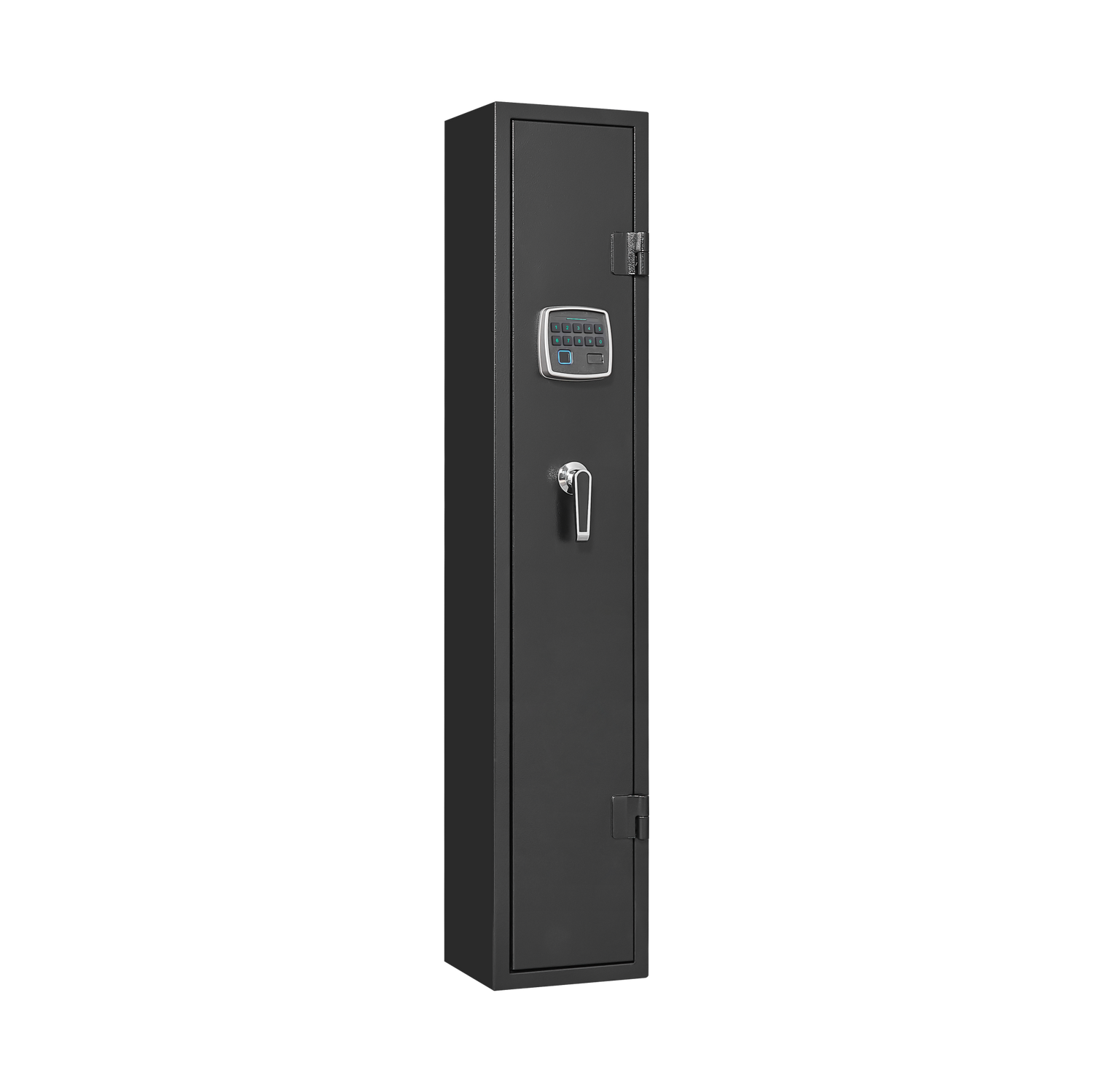 5 gun safes with 3 pistol pockets, quick access biometric adjustable heavy-duty gun rack mounted gun safes