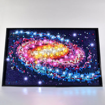 Suitable for LEGO Art series 31212 Galaxy LED building block toys remote control lighting fixtures and light groups