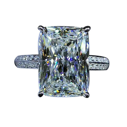 Explosive new style set with oversized zircon rings, simple women&