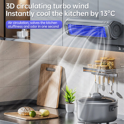 Wall-Mount Rechargeable Fan