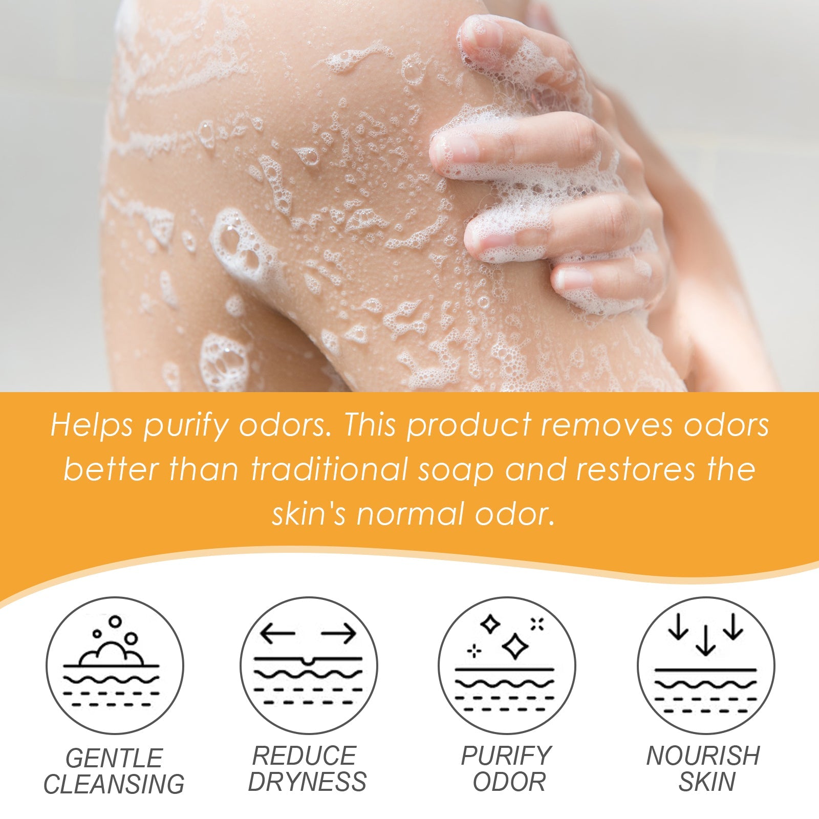 Acidified Body Wash, Moisturize The Skin And Keep The Fragrance For A Long Time