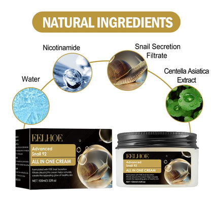Advanced Snail 92 All In One Cream, Brightening And Firming Skin Face Cream With Moisturizing Moisturizing Moisture