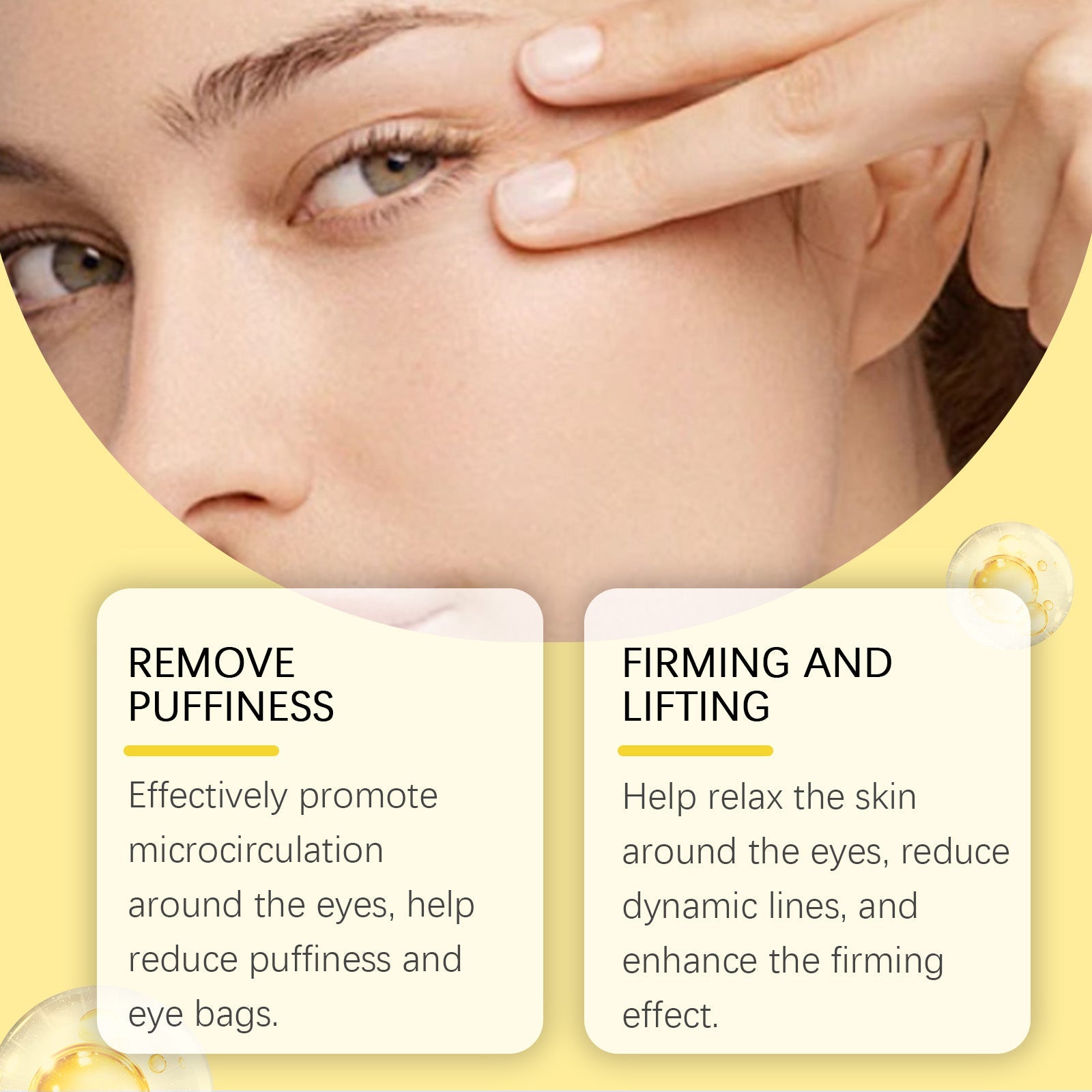 Moisturizing Eye Cream, Brightening And Nourishing The Skin Around The Eyes, Moisturizing And Moisturizing The Eyes Massage Eye Cream