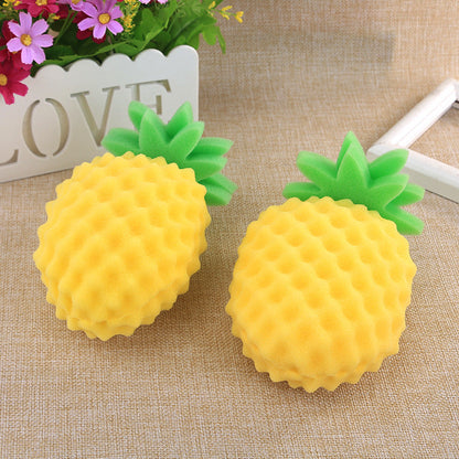 Creative Cartoon Bath Cleaning Sponge Three-Dimensional Pineapple Fruit Bath Cotton Children&