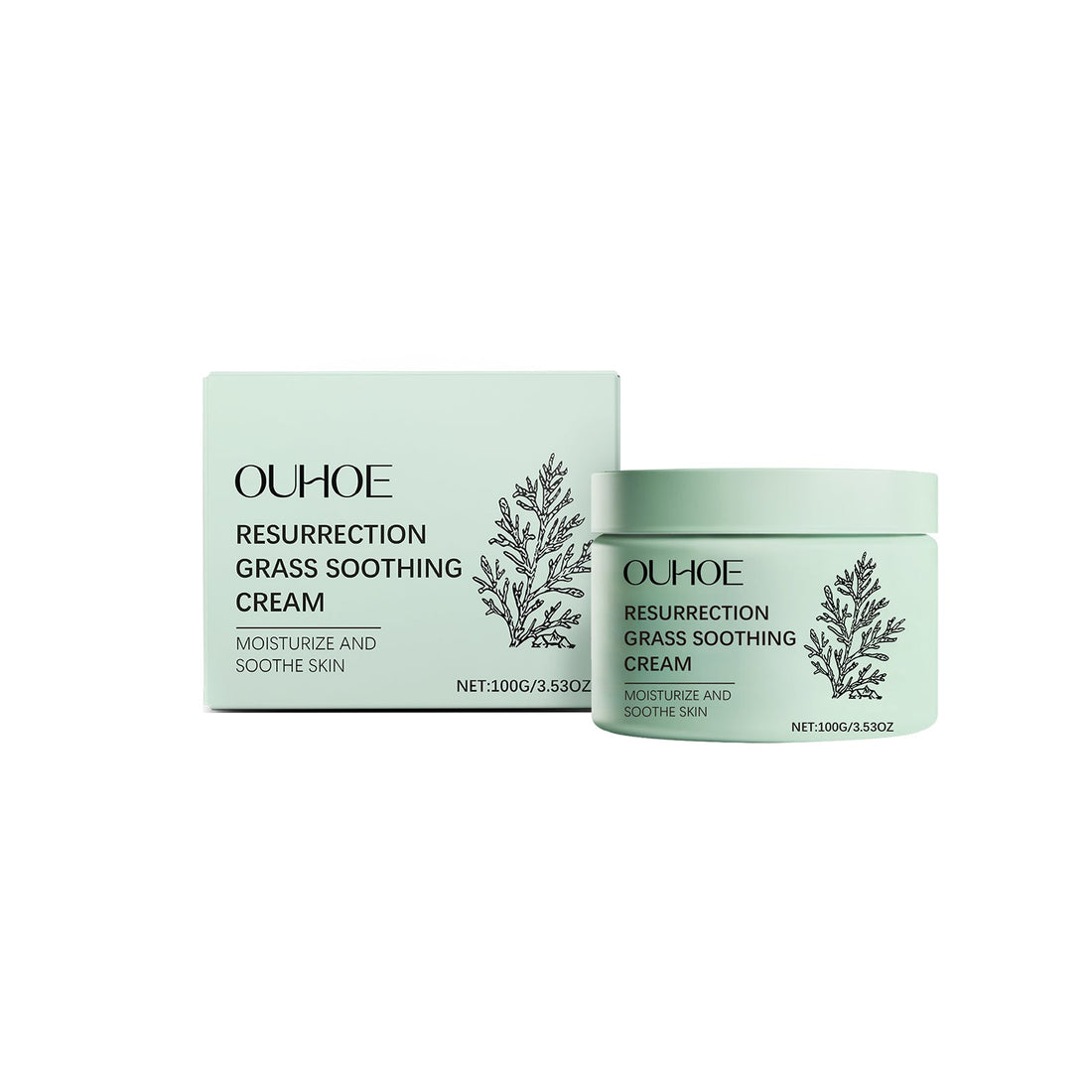 Reactivation Grass Soothing Cream, Delicate, Soft, Dry Skin, Repair And Improve Skin Elasticity Cream