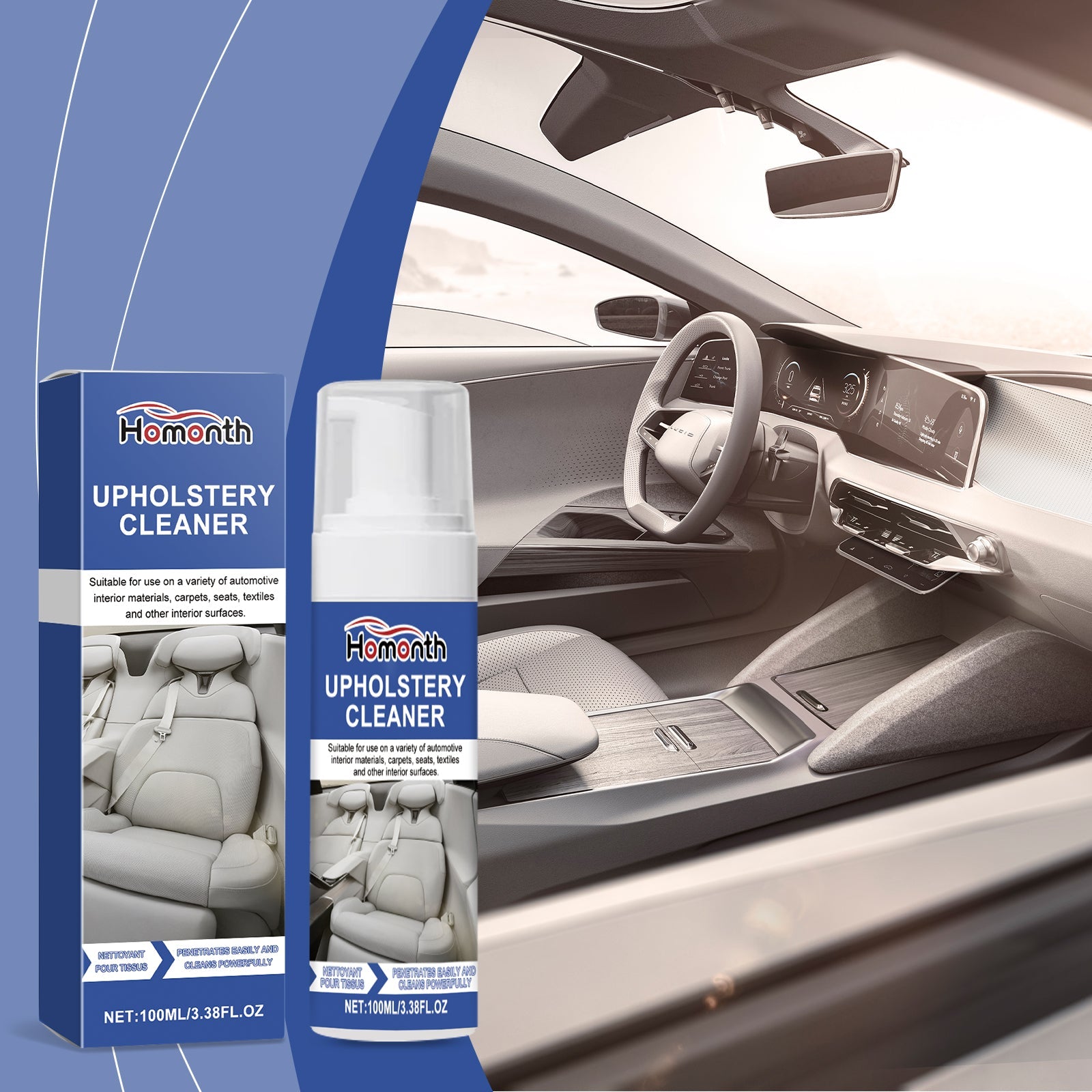 Car Interior Mousse Seat Cleaner