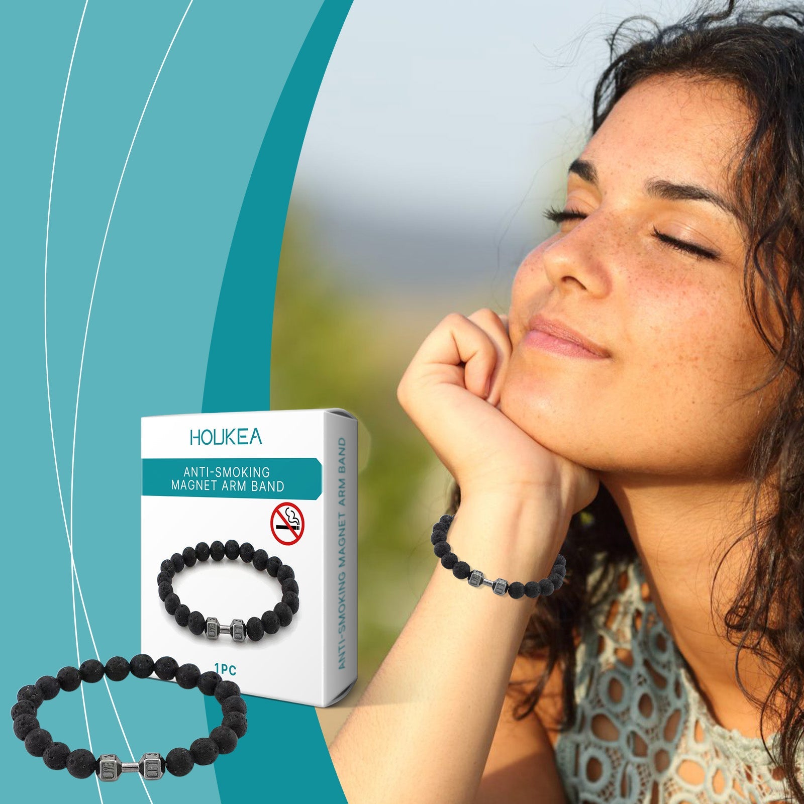 Volcanic Stone Bracelet Men&