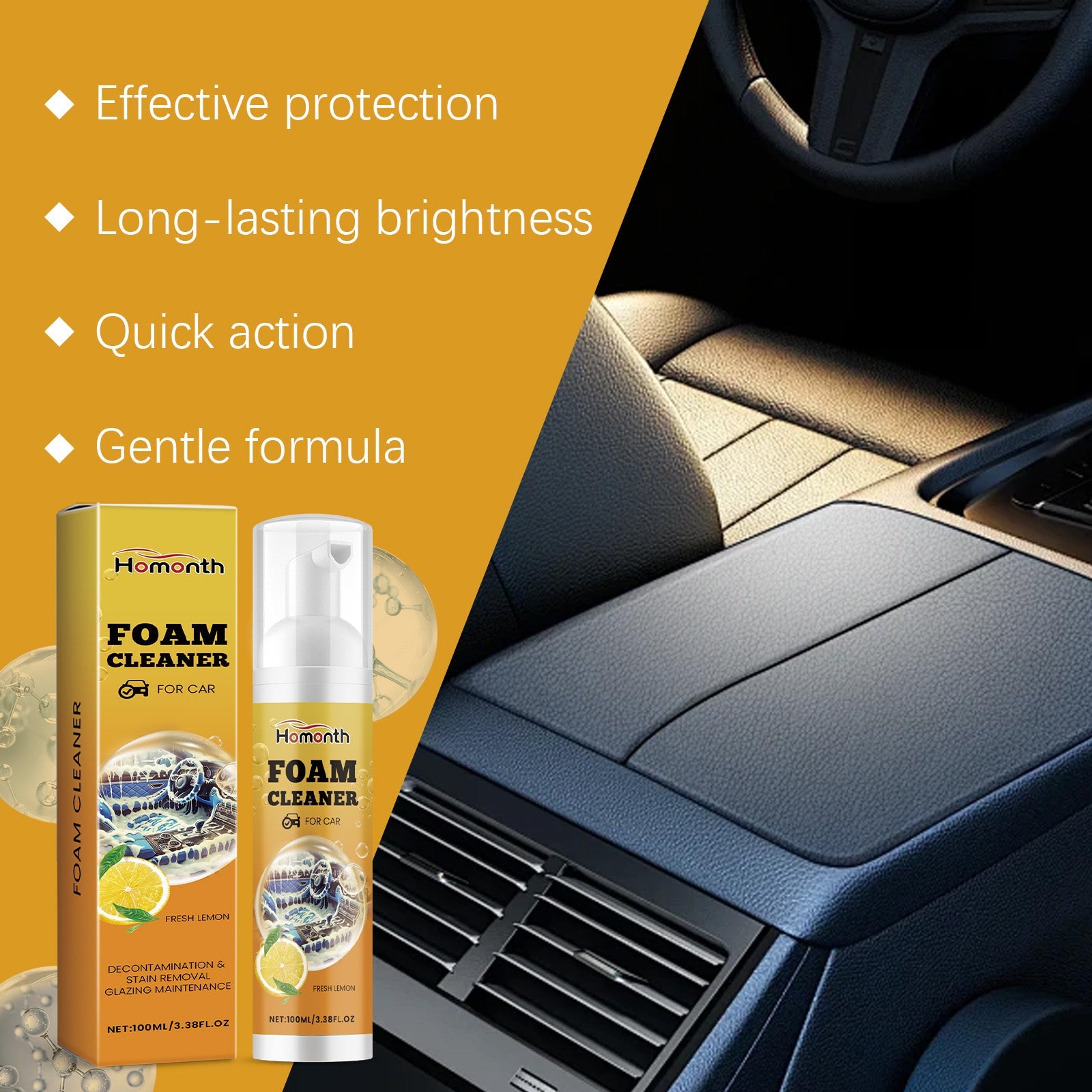 Anti-Fouling Car Foam Cleaner