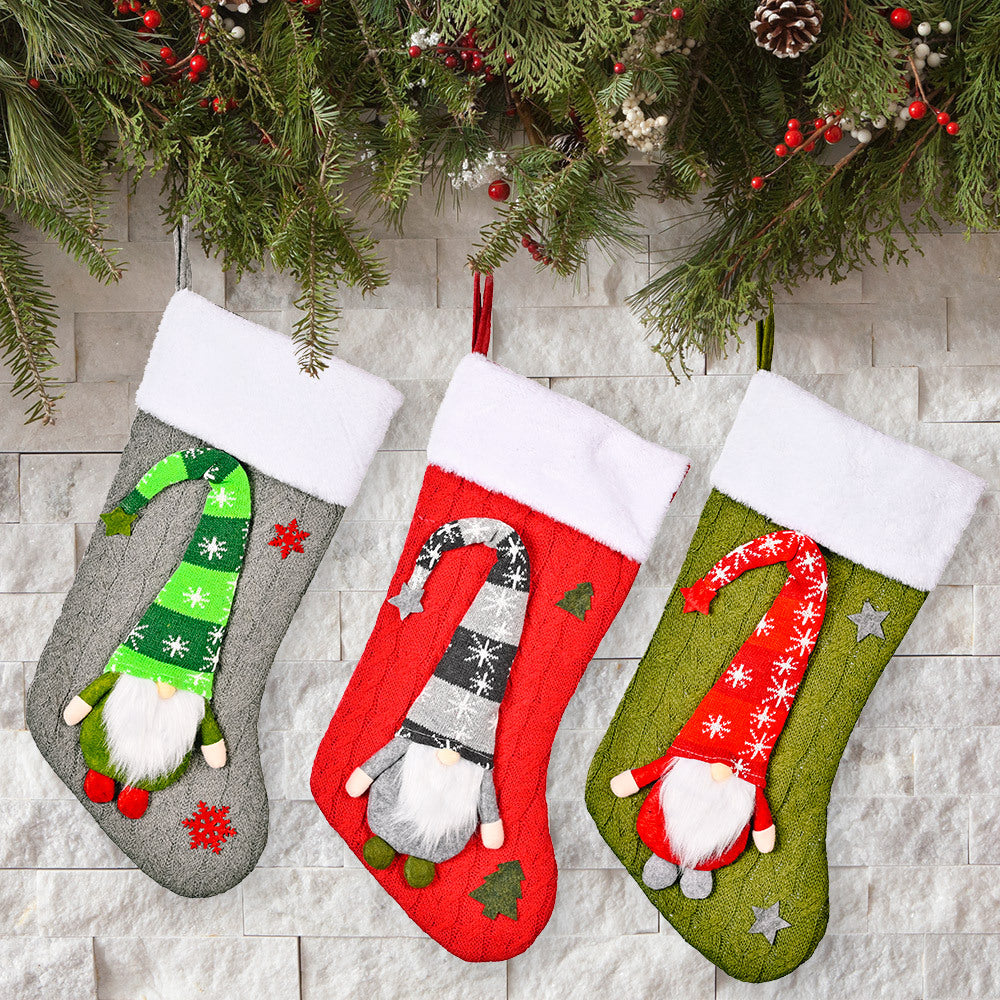 Christmas Decoration Knitted Rudolf Christmas Socks Christmas Children&