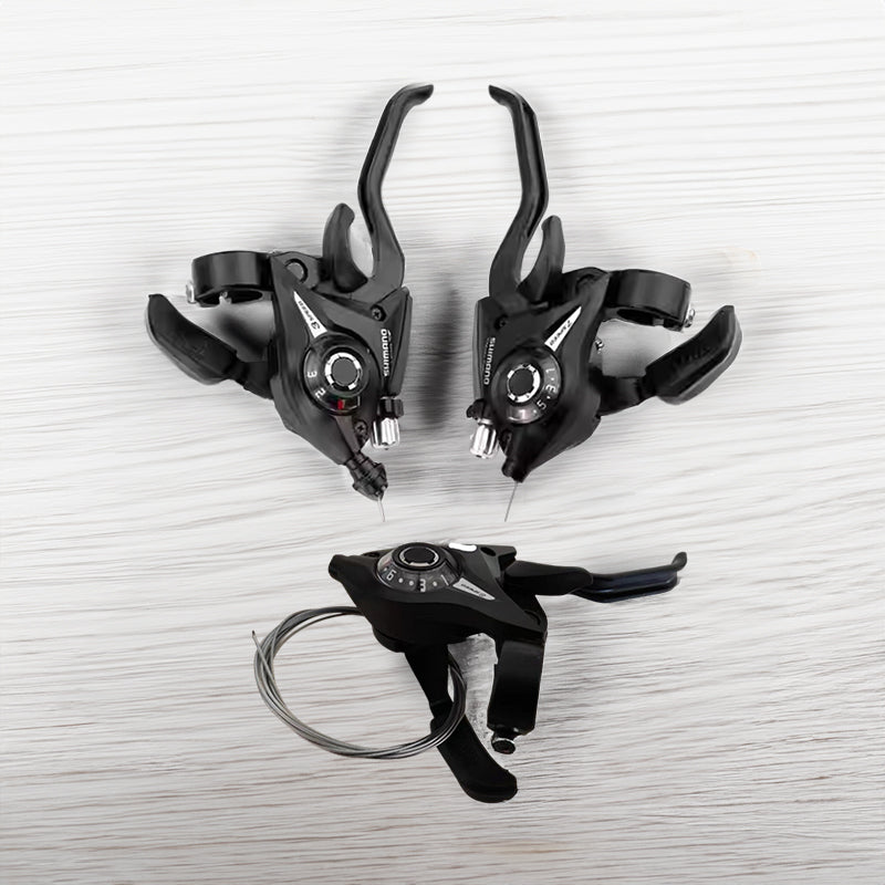 Experience the super smooth 21-speed MTB shifter &amp; brake, enhancing your trekking.