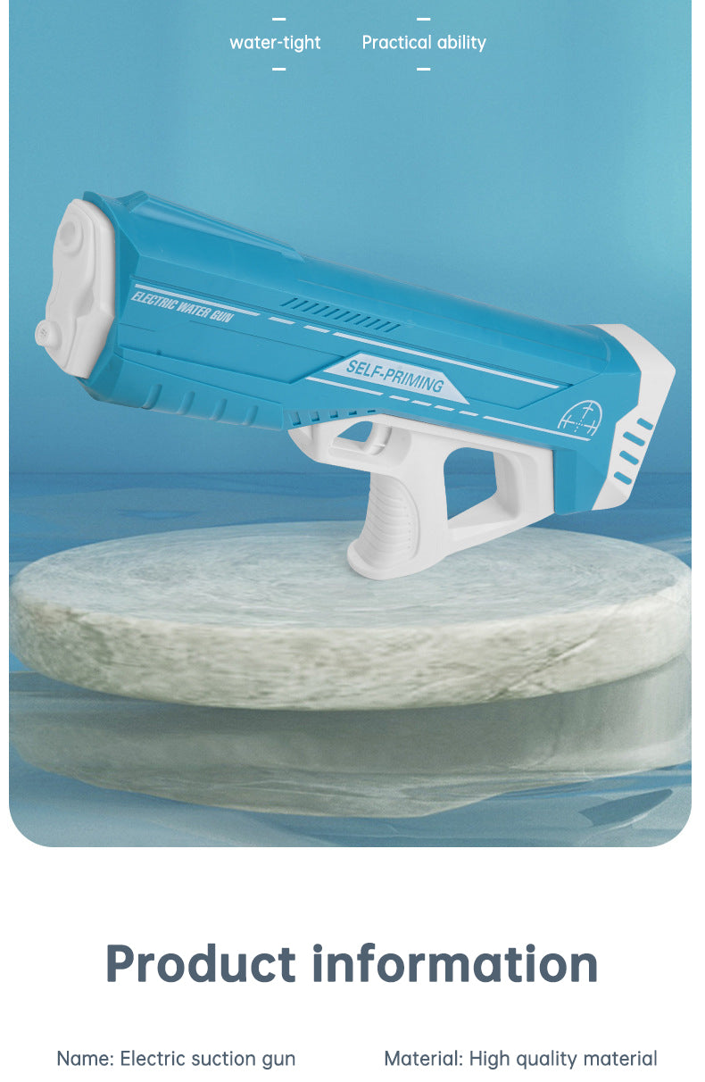 Electric Induction Water Gun Summer Outdoor Toys Automatic Pumping Gun Beach Swimming Pool Water Fight Children&