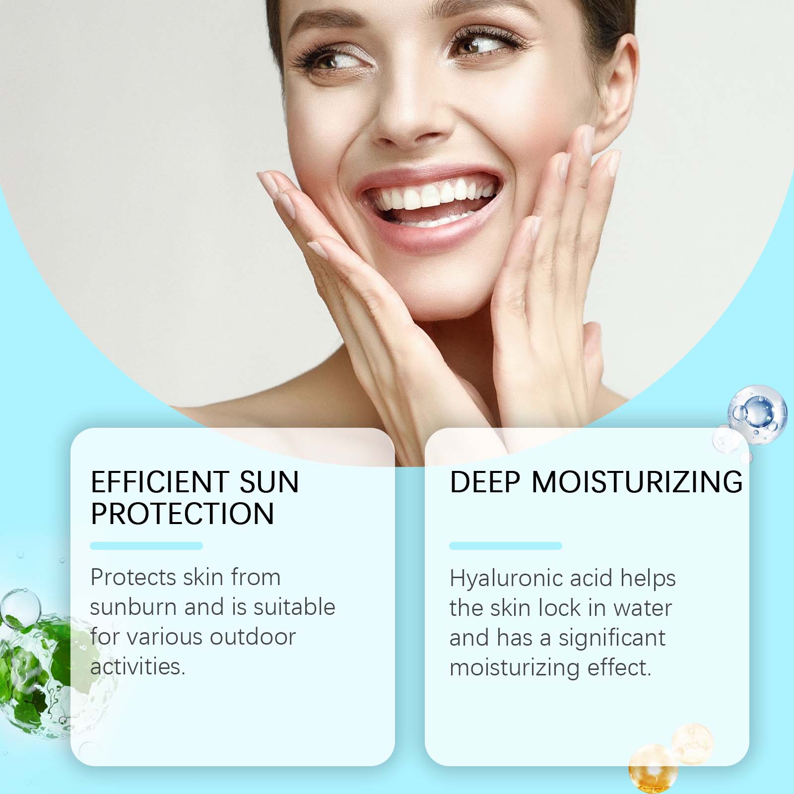 Moisturizing Protection Stick, Moisturizing Refreshing Non-Greasy Waterproof Anti-Uv Moisturizing Skin Protection Stick