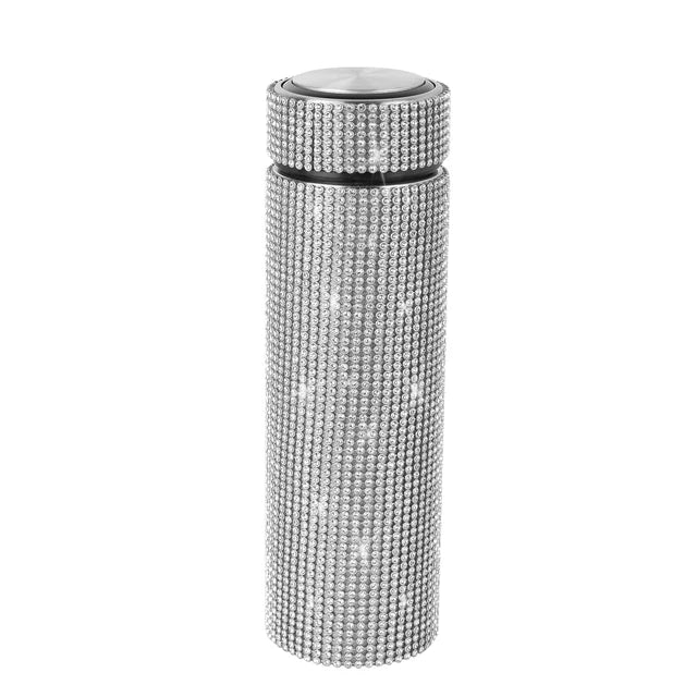 500ml diamond inlaid temperature cup, LED temperature display cup, intelligent water bottle, insulated cup, girl&