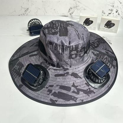 Solar Fan Bucket Hat