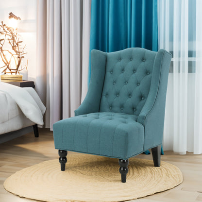 Upholstered Wingback Chair