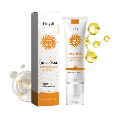 Tinted Moisturizer, Outdoor UV Protection Brightening Skin Hydrating Protective Cream