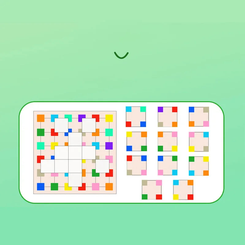 Color block capture puzzle children&
