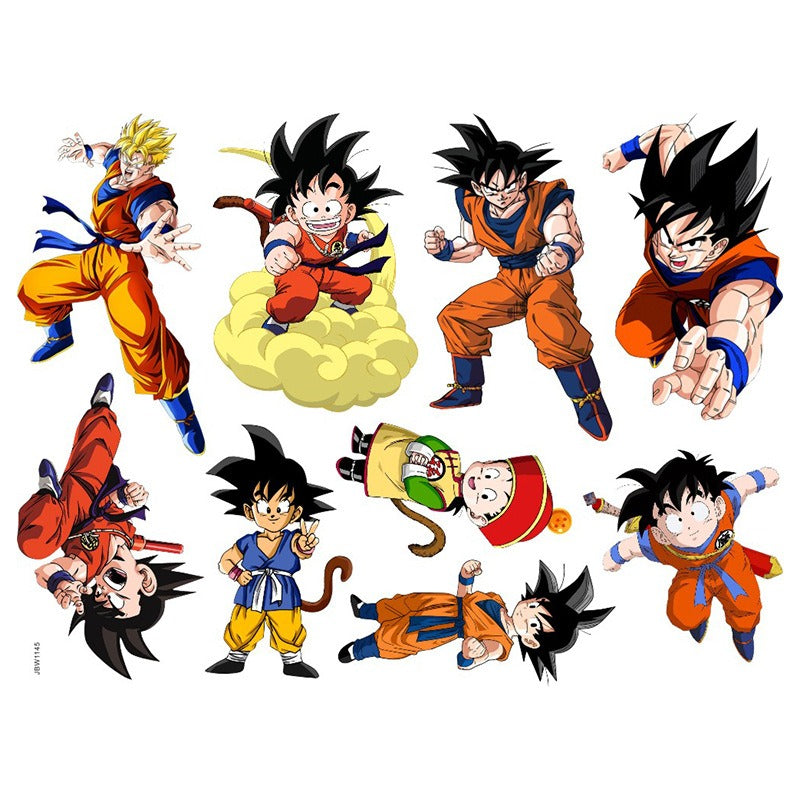 Dragon Ball Wall Sticker Wukong Saiya Decorative Painting Children&