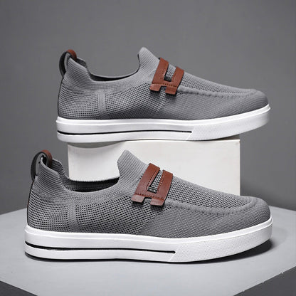 Soft elastic mesh shoes sports shoes lightweight business men&