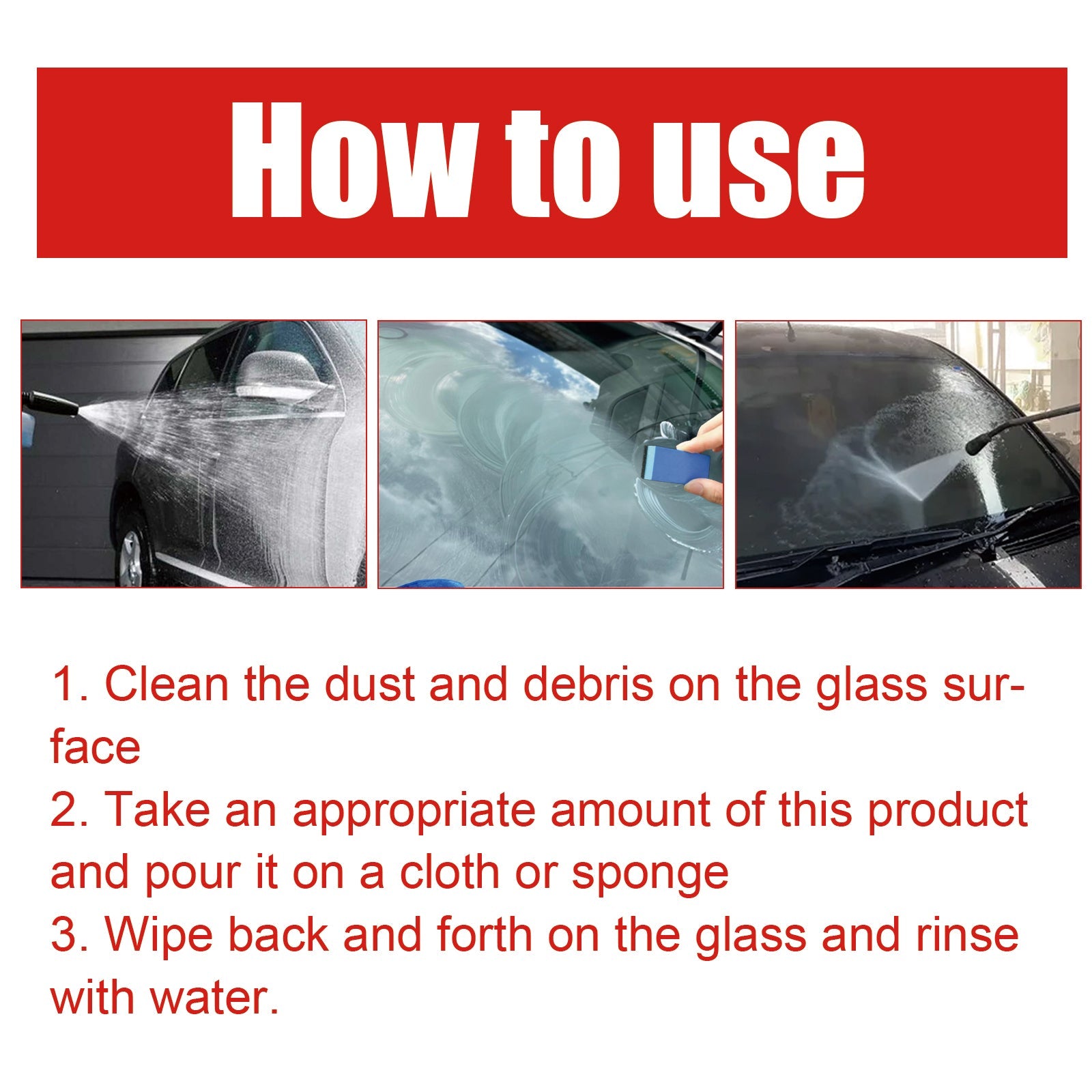 Concentrated Glass Oil Film Cleaner