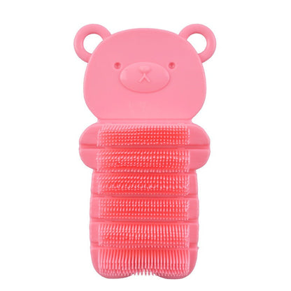 Cartoon hand washing brush baby and children&