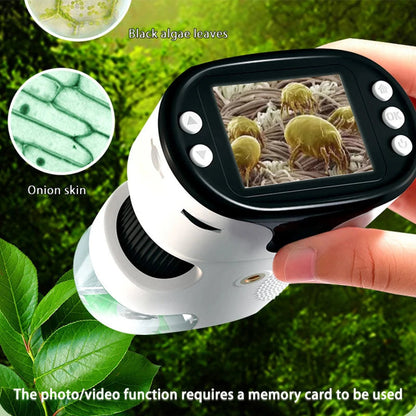 Handheld portable with screen can take photos microscope children&