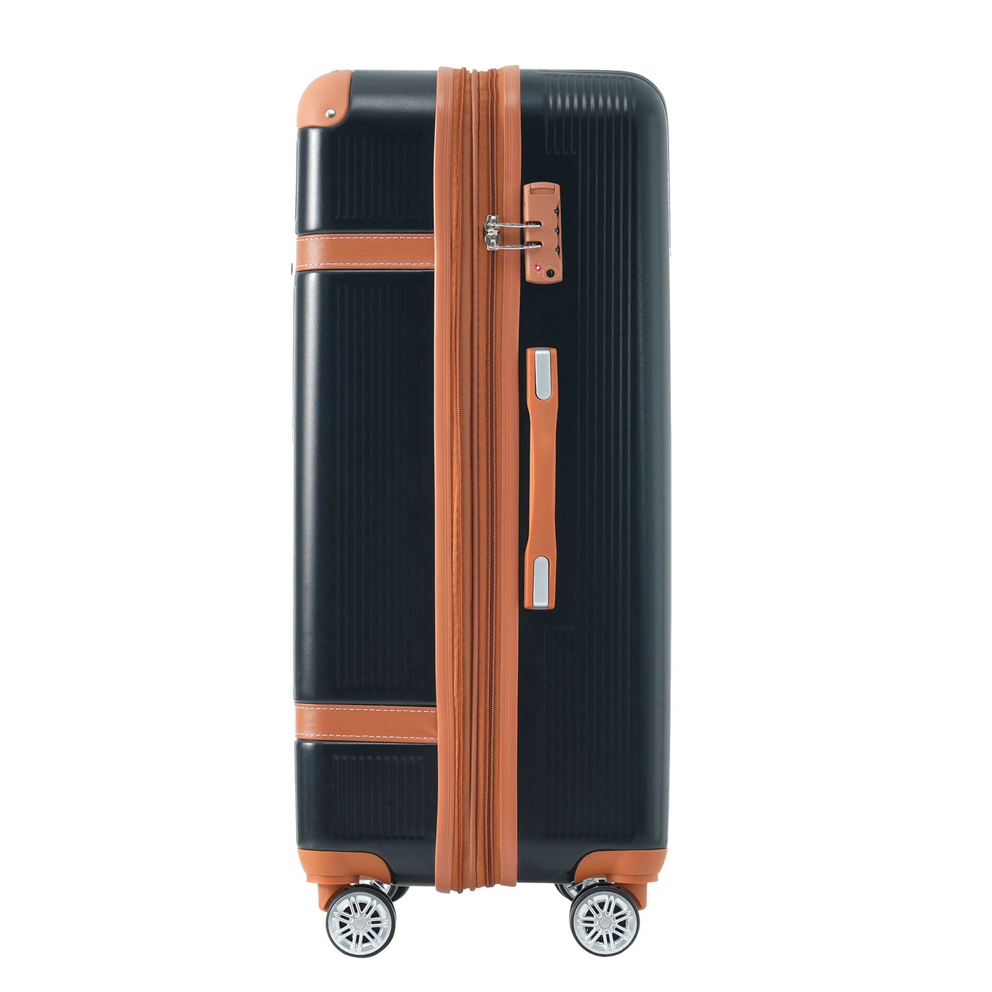 Hardshell Luggage Sets 3 Piece double spinner 8 wheels Suitcase with TSA Lock Lightweight 20&