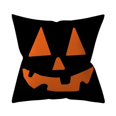 Trick or treat/pumpkin Cushion Cover 45*45cm Happy Halloween Throw Pillow Cover Happy Fall Y&